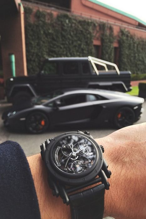 aventador black gelenvagen watch luxury