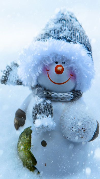 snowman snow scarf smile 1080x1920
