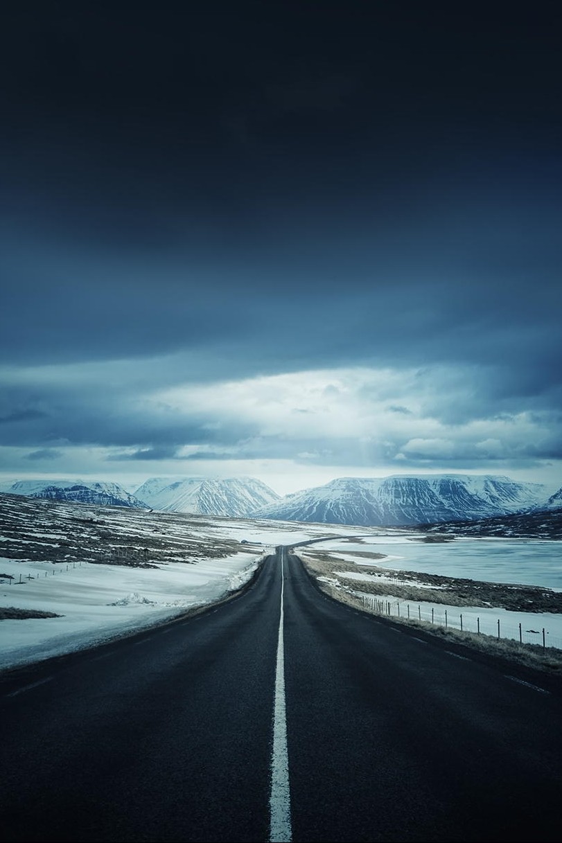 iceland black road