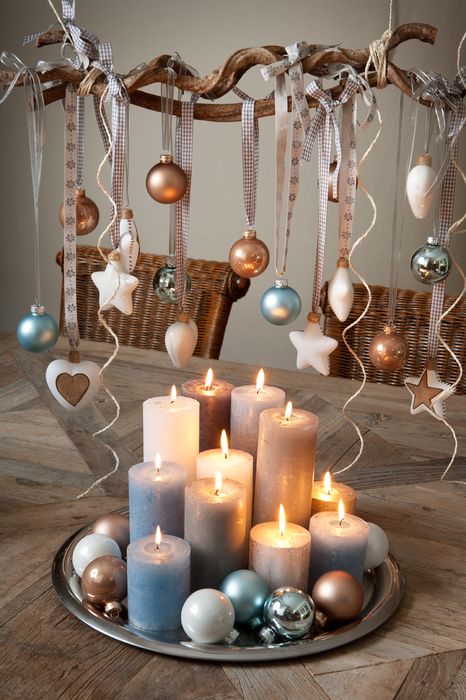 homemade christmas candles