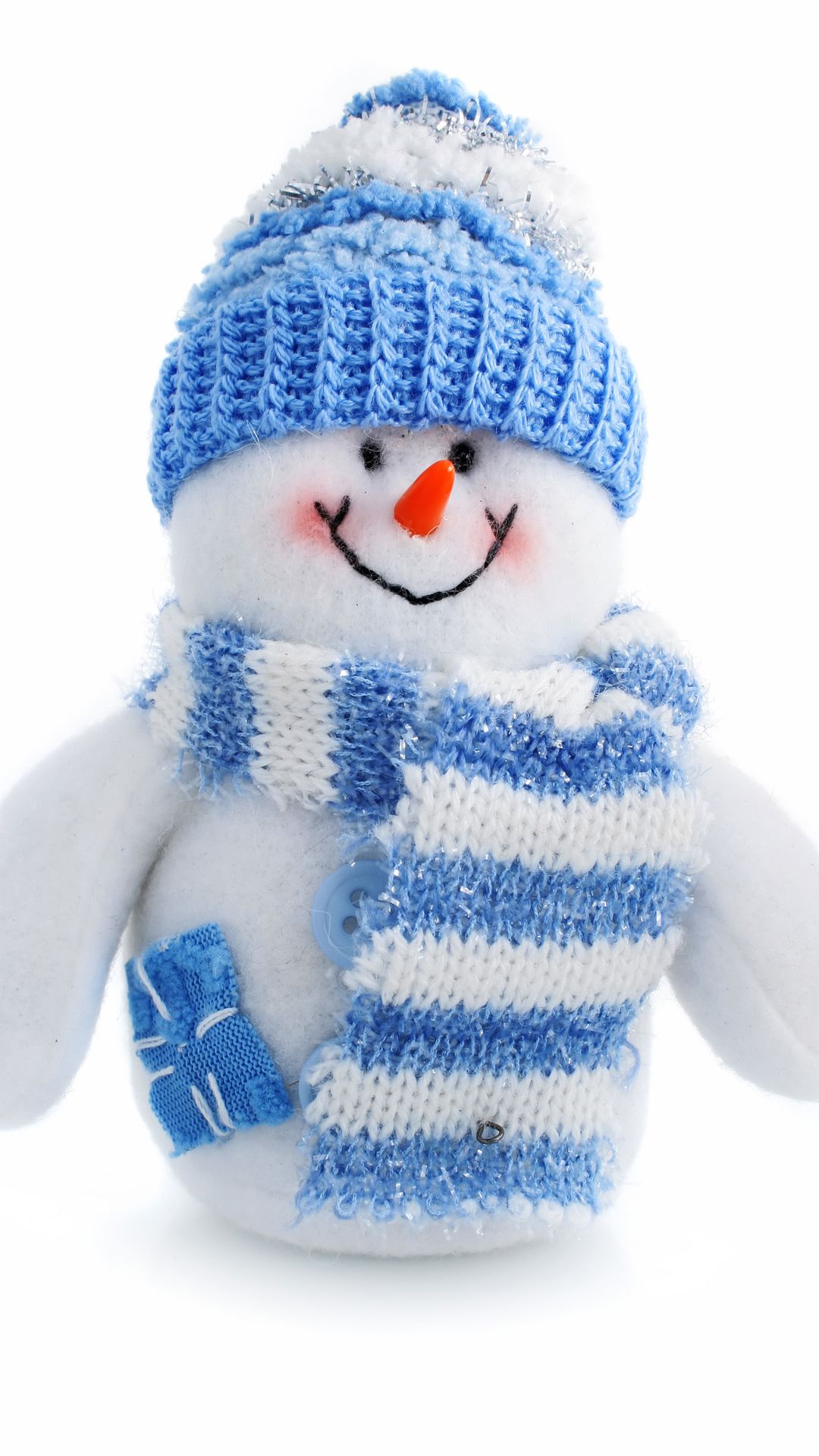 snowman blue scarf hat snow happy 1080x1920