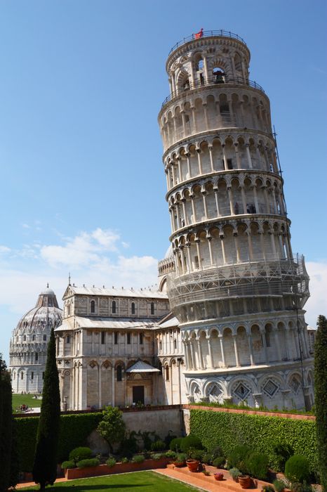 pisa tower architecture building travel tourism city old sky landmark europe history