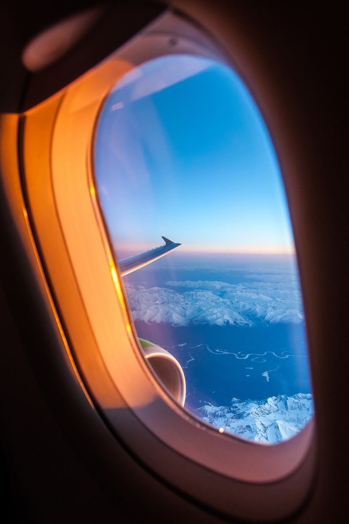 Airplane Window Wallpaper