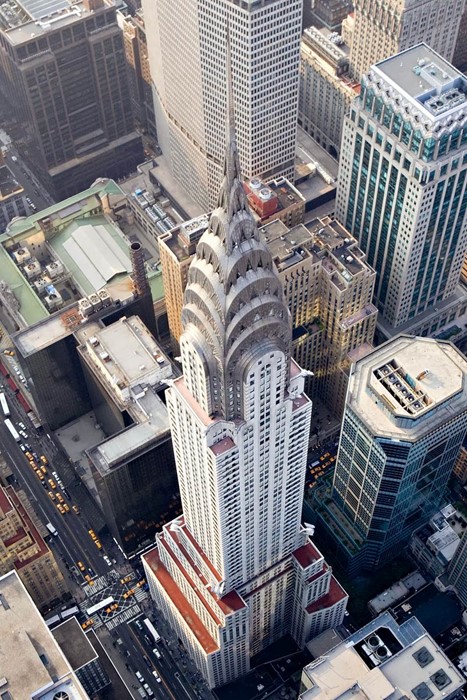 nyc new york usa chrysler building city skyscraper skyline urban business tallest