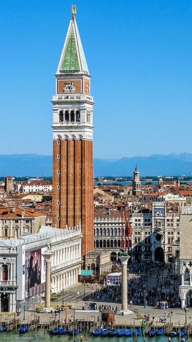 venice italy sanmarco architecture travel city building sky tower old cityscape town church